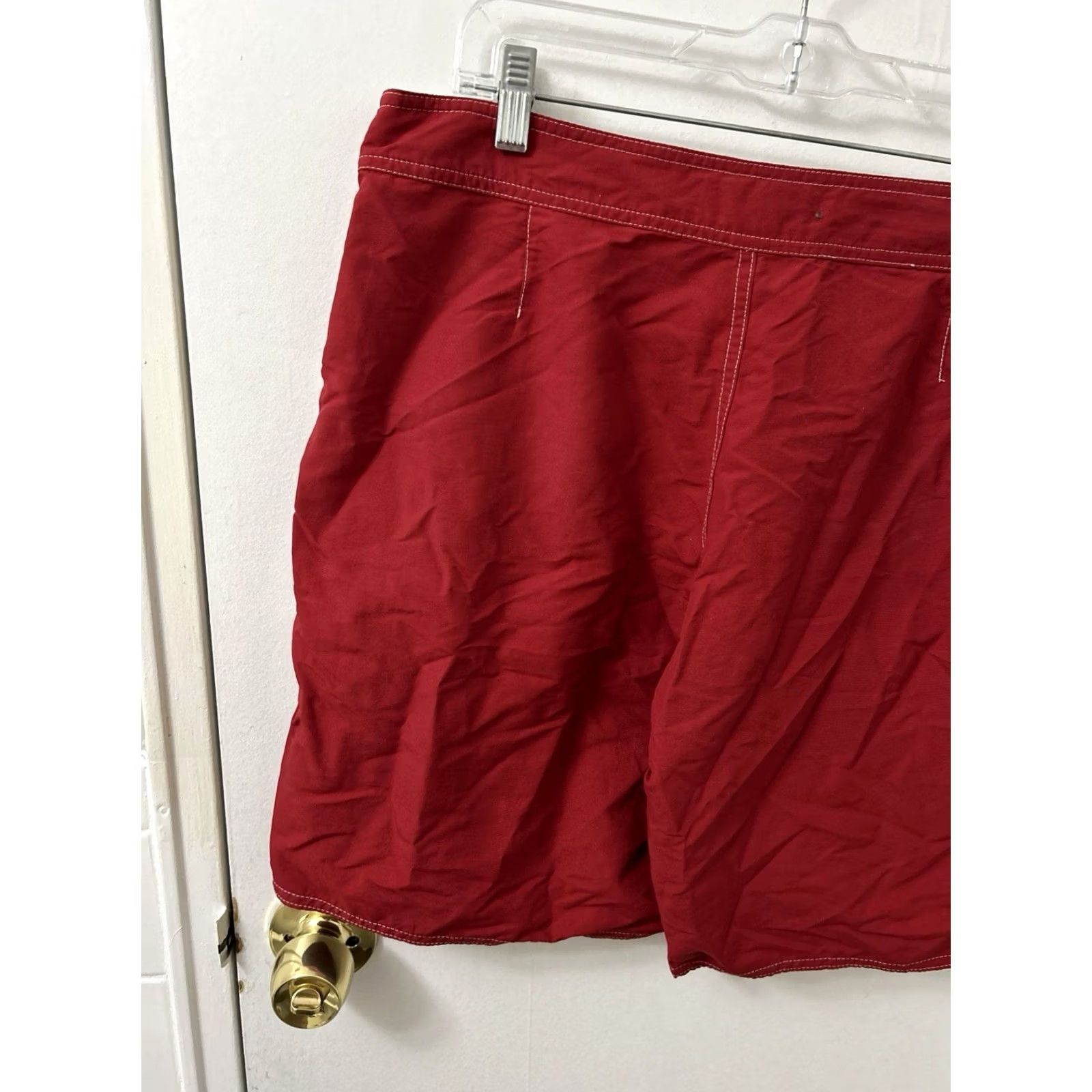 Patagonia Patagonia Board Shorts Mens Size 34 Red Solid Nylon Quick Dry Pockets Swim Bottoms 86625 SP16 Size US 34 / EU 50 - 6 Thumbnail