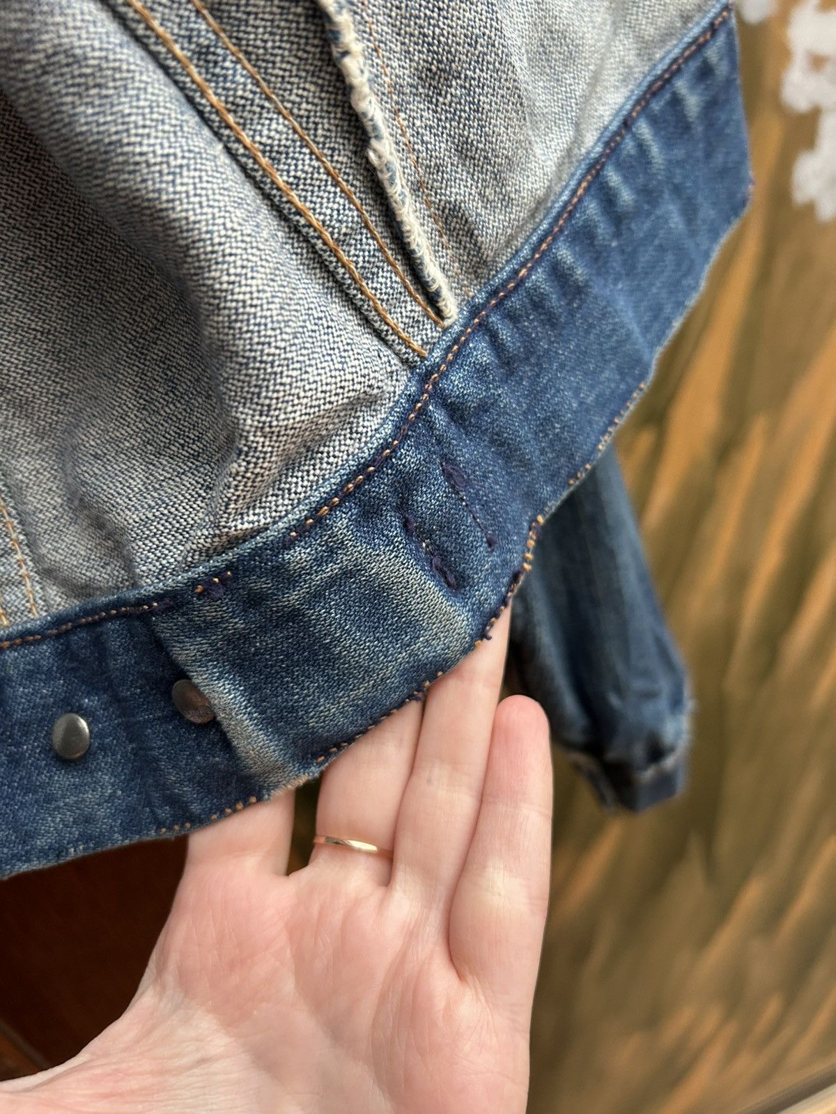 Wrangler 60s Maveric Blue Bell 3J03MJ Denim Jacket Embroidered Size US S / EU 44-46 / 1 - 12 Thumbnail