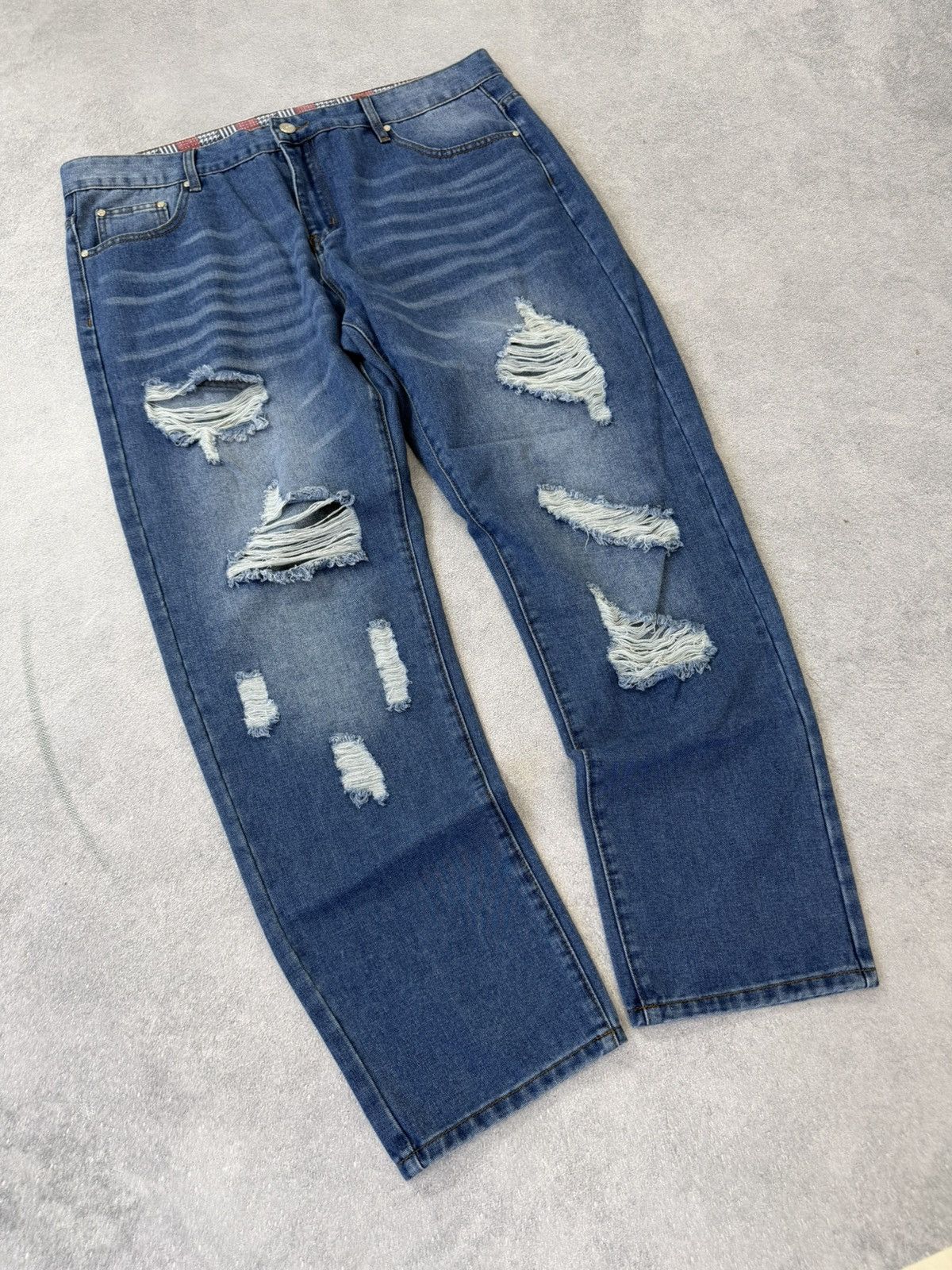 Hedi Slimane Vintage Diesel Dior Hedi Slimane Style Washed Denim Jeans Size US 36 / EU 52 - 4 Thumbnail