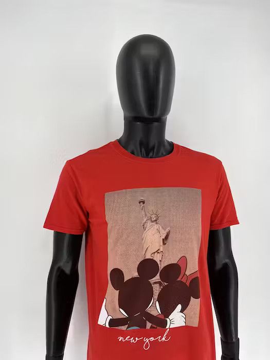 Disney × Mickey Mouse × Vintage Vintage Y2K Mickey Mouse New York Tshirt Size M Size US M / EU 48-50 / 2 - 7 Thumbnail