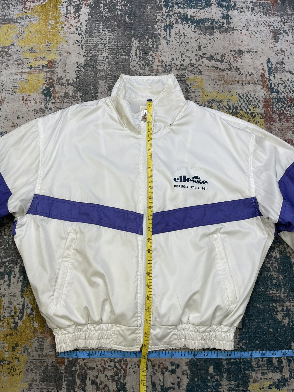 Ellesse Vintage Ellesse Perugia Italia 1959 Windbreaker Jacket Size US L / EU 52-54 / 3 - 11 Thumbnail