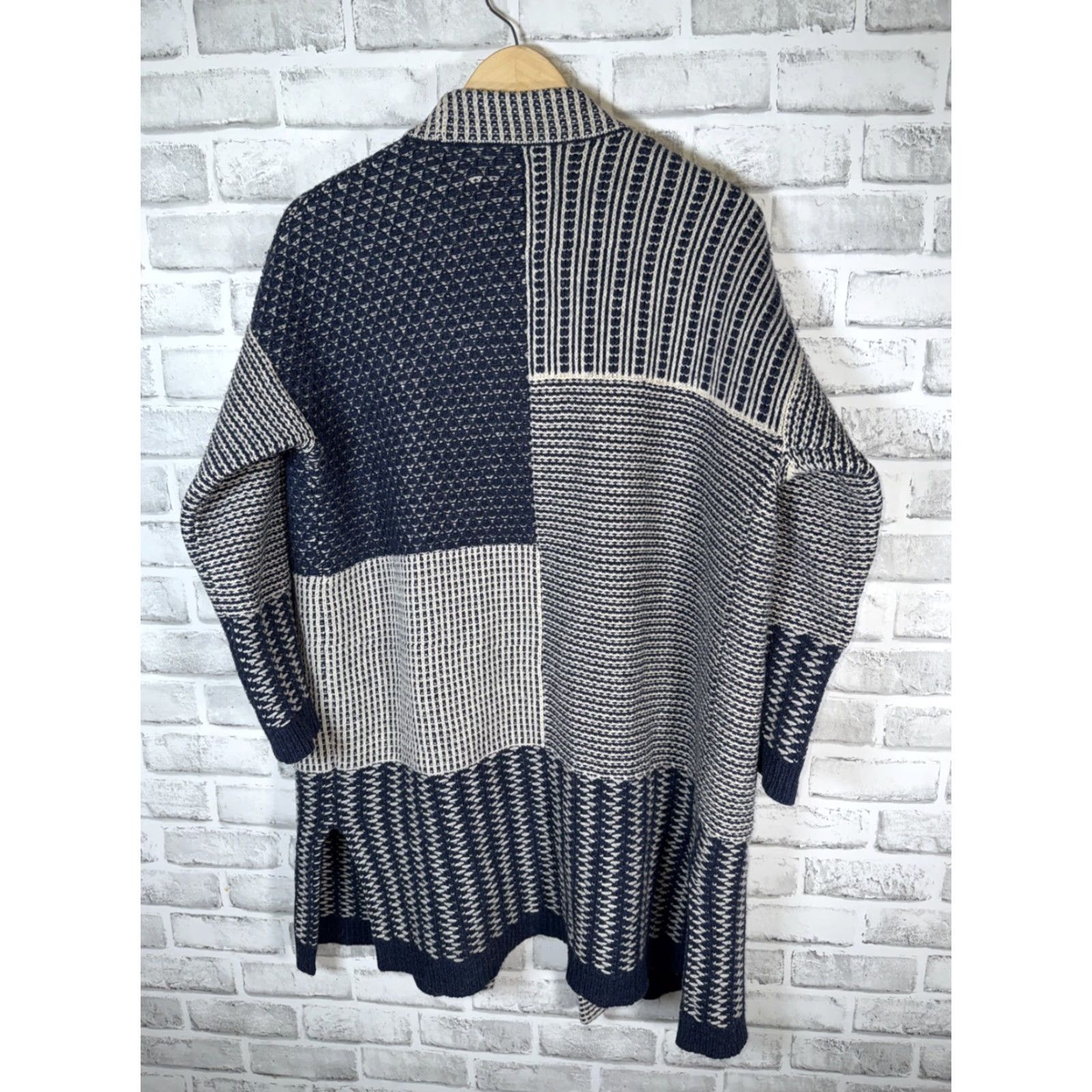 Madewell Madewell Cardigan Sweater Open Front 100% Merino Wool Blue Women S Knit Tight-Wool Vintage No (remove N/A) Size S / US 4 / IT 40 - 8 Thumbnail