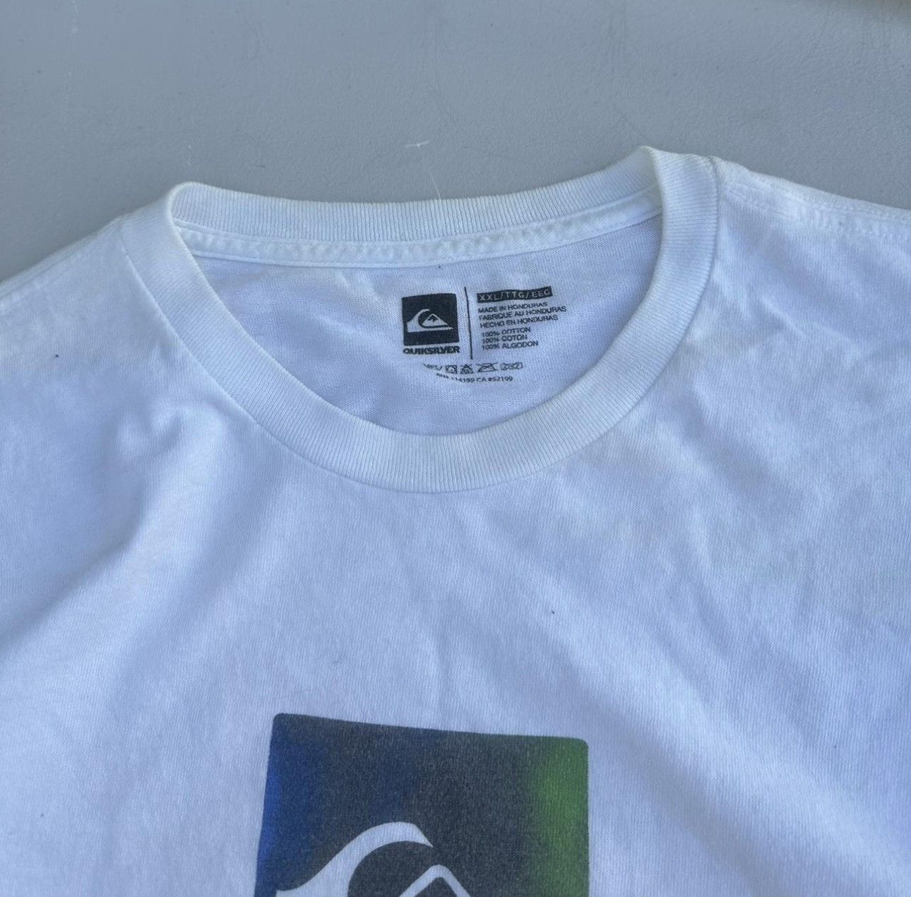 Quiksilver Quiksilver og logo tee Size US XXL / EU 58 / 5 - 2 Thumbnail