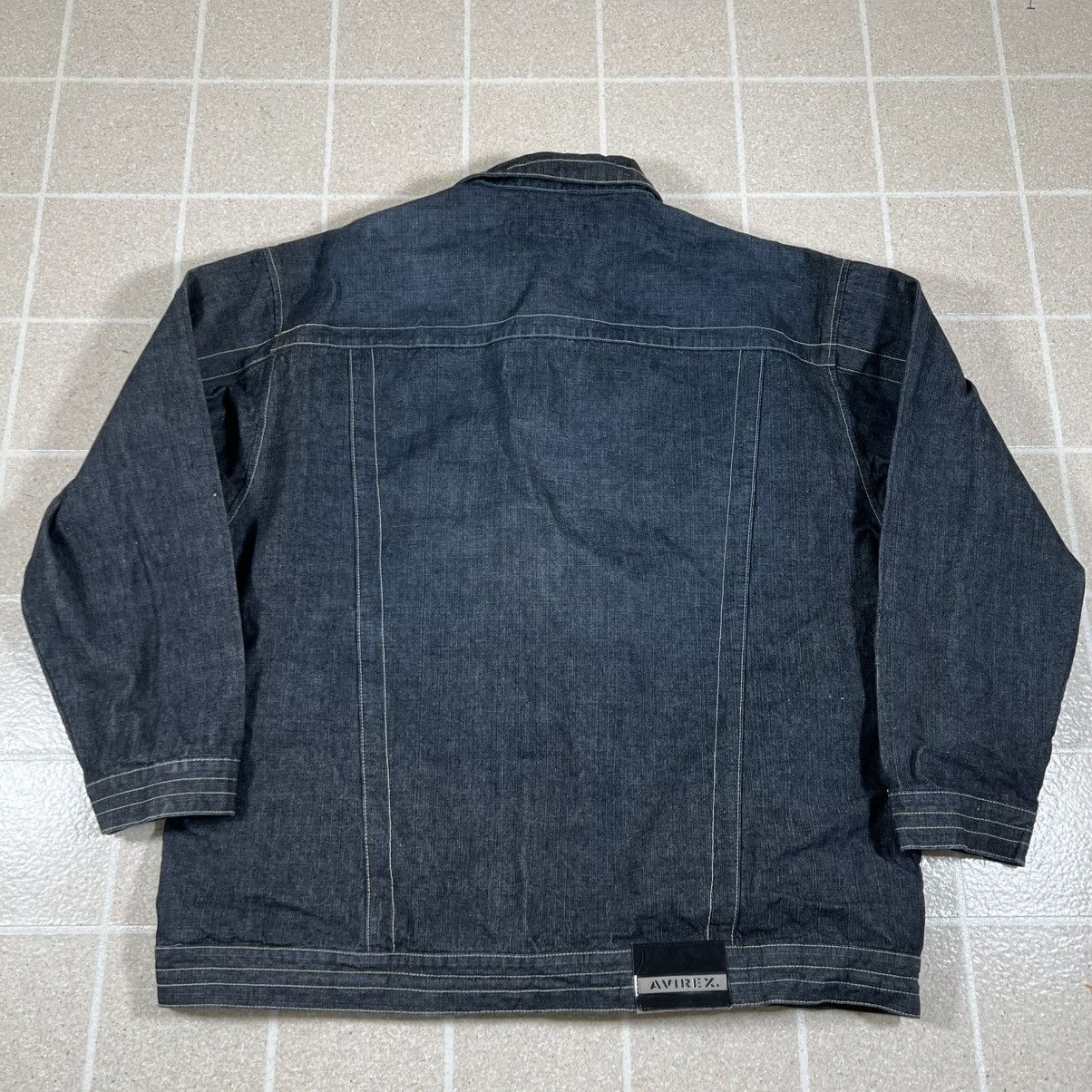 Avirex Vintage Avirex Denim Jacket Men 3XL Blue Baggy Y2K lJean Size US XXL / EU 58 / 5 - 7 Thumbnail