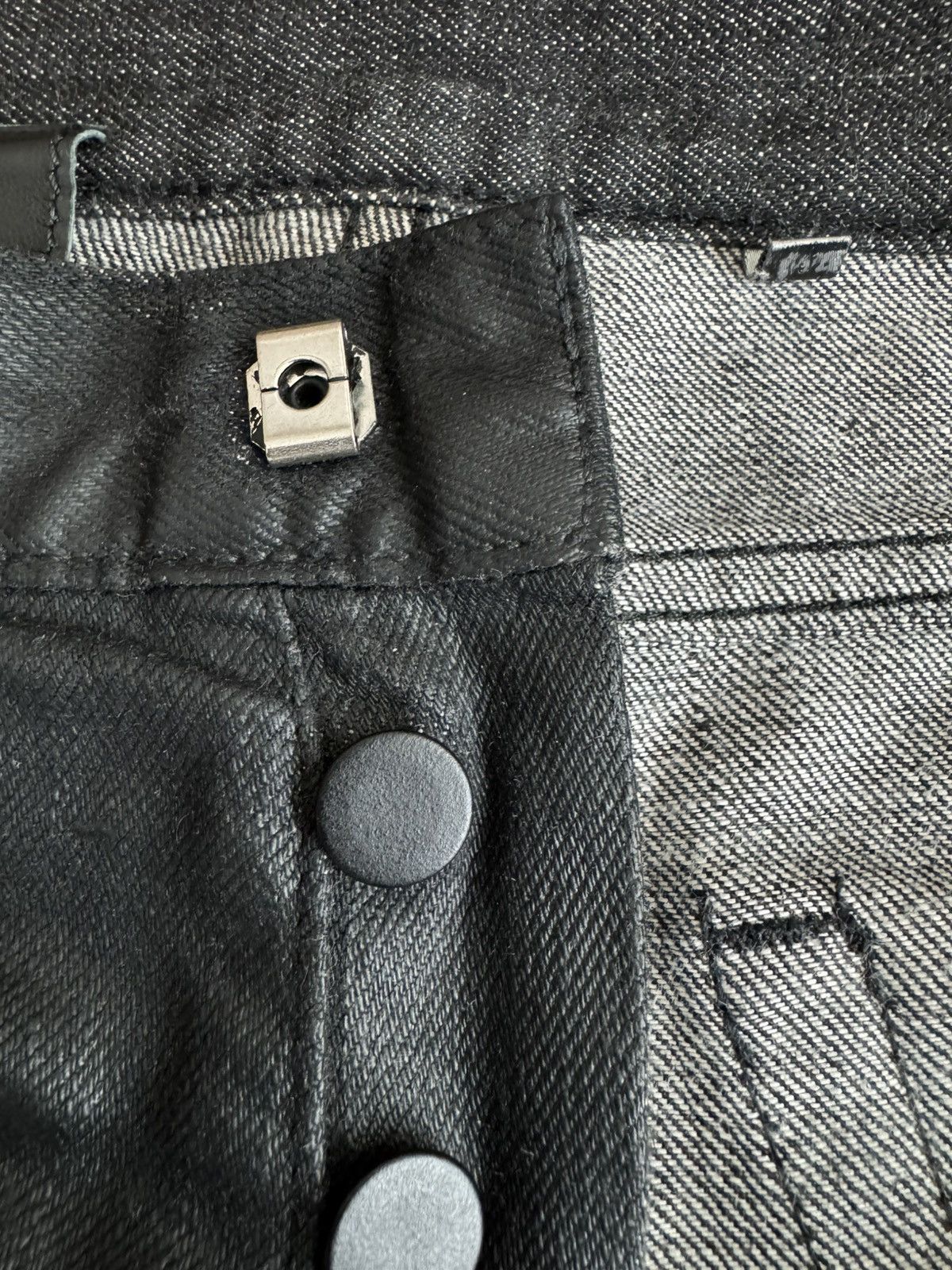 Dior SS 2004 strip destroyed jeans Size US 34 / EU 50 - 7 Thumbnail