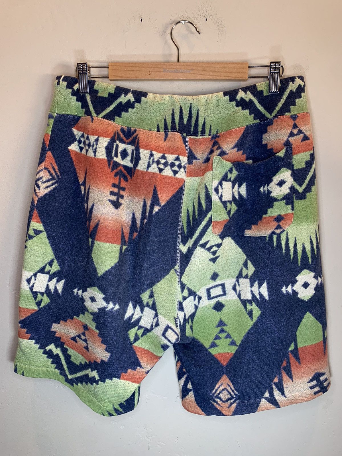 Polo Ralph Lauren *RARE* Vintage 90’s Polo Ralph Lauren Aztec Art Sweat Shorts Size US 34 / EU 50 - 2 Thumbnail