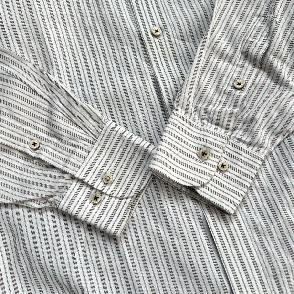 Yohji Yamamoto Sacsny Y’saccs Vertical Stripe Long Sleeve Buttom up Shirt Size US L / EU 52-54 / 3 - 4 Thumbnail