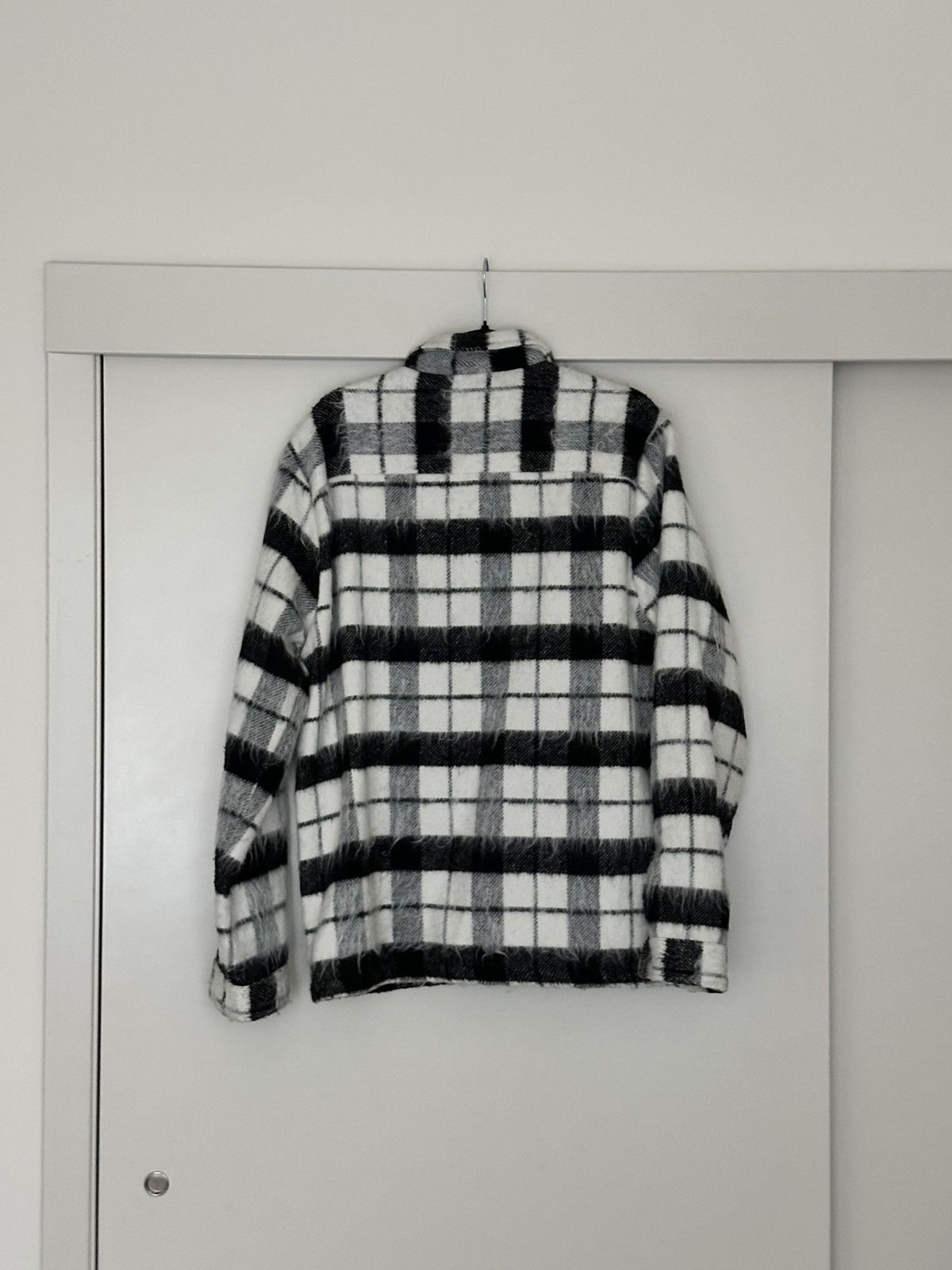 Topman Topman Mohair Plaid Overshirt Jacket [L] Size US L / EU 52-54 / 3 - 2 Thumbnail