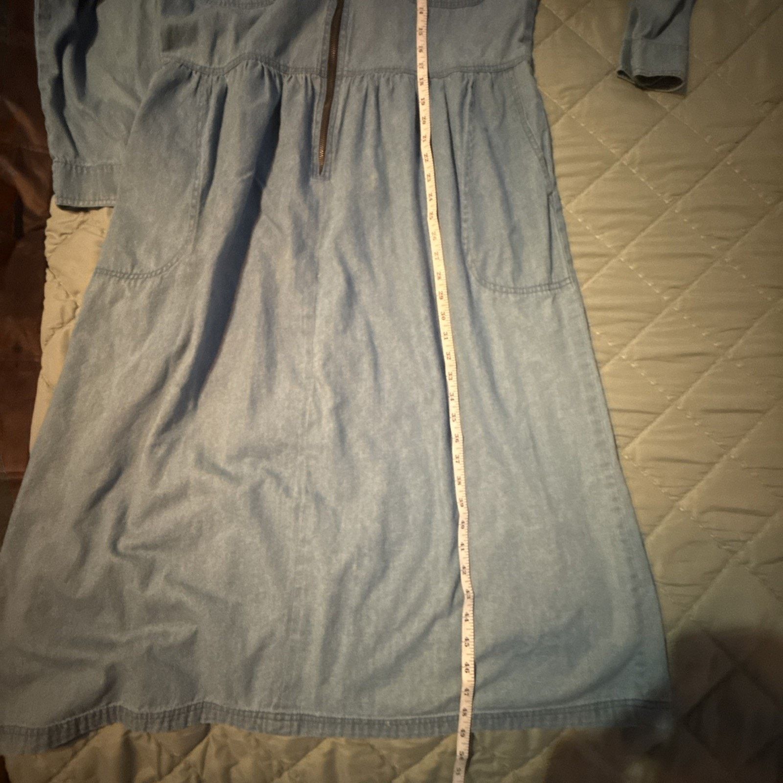 Other Vintage JG Hook Dress Womens Sz 16 Denim Zip Up Long Sleeve Size XXL / US 16-18 / IT 52-54 - 11 Thumbnail
