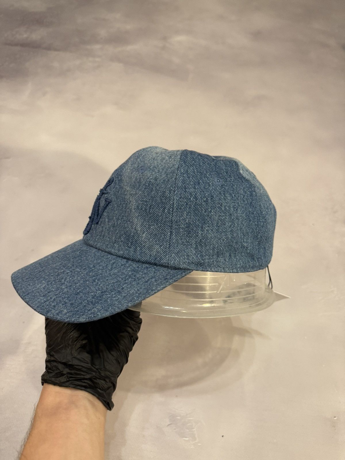 JW Anderson JW Anderson 3D Logo Denim Hat(Blue/OS) Size ONE SIZE - 4 Thumbnail