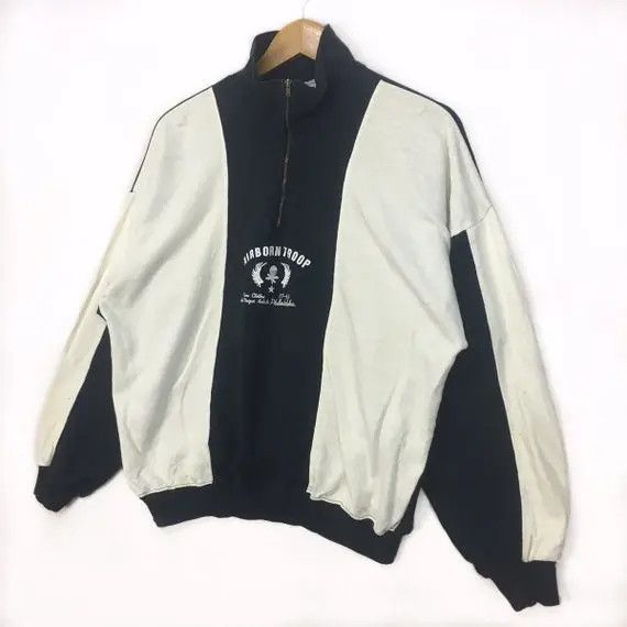 Vintage Vtg TARKY PLAYER Airborn Troop Military Jacket Sweater Size US M / EU 48-50 / 2 - 4 Thumbnail