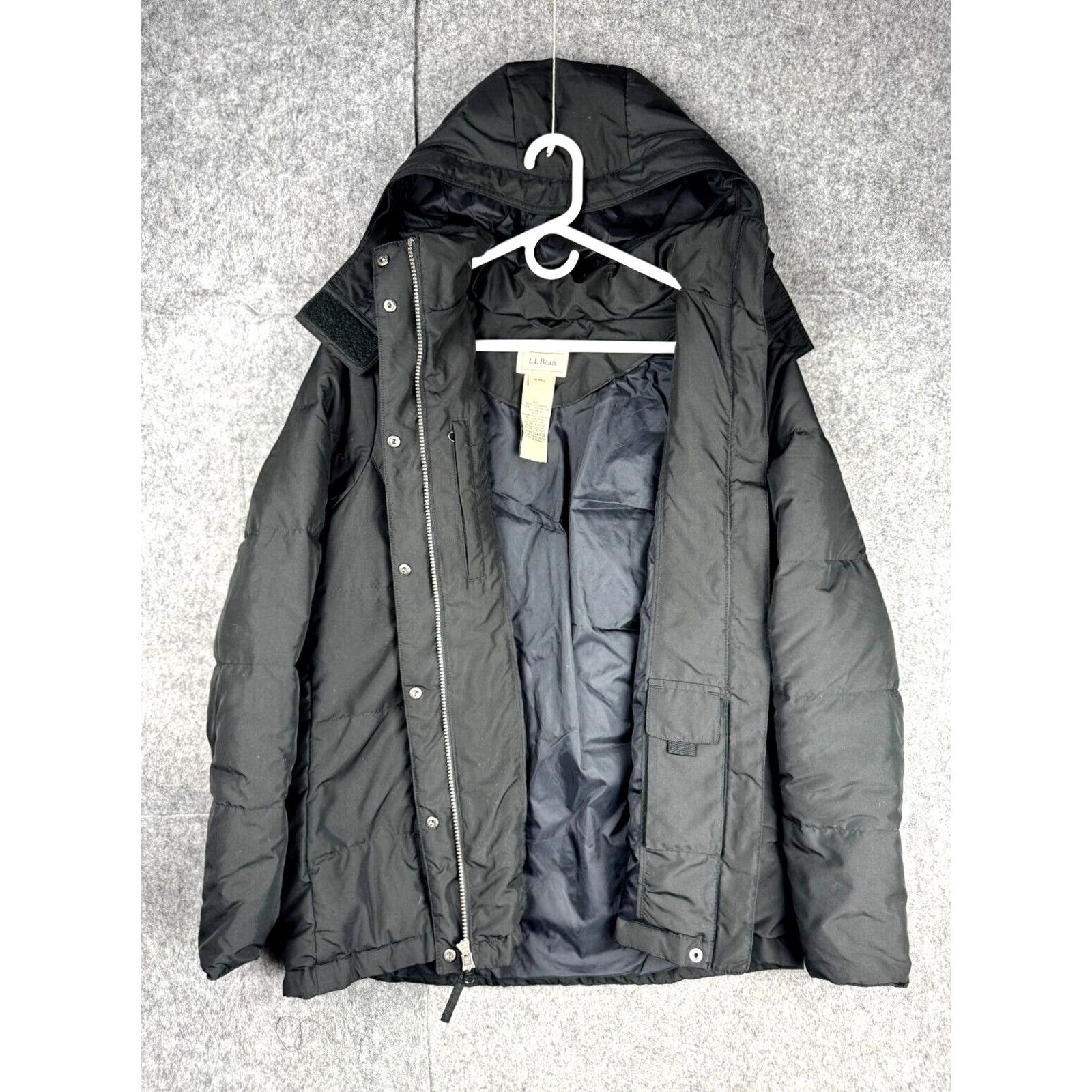 Vintage LL Bean Down Puffer Jacket Women's Medium Regular Ultrawarm Black Size M / US 6-8 / IT 42-44 - 3 Thumbnail