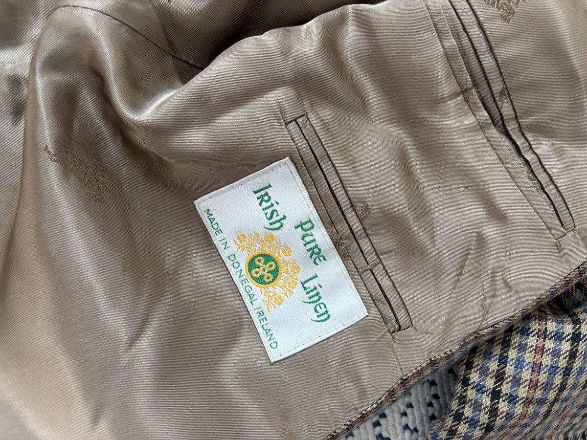 Burberry Burberry vintage blazer old money elegant linen luxury Size 52R - 9 Thumbnail