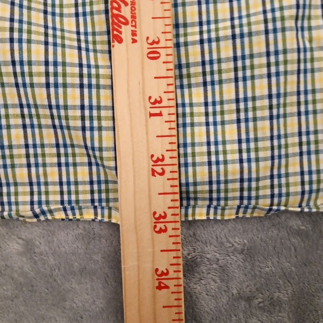 Haggar Haggar Shirt Men 2XLT Green Plaid Short Sleeve Button-Down Stretch Shirt Size US XXL / EU 58 / 5 - 7 Thumbnail
