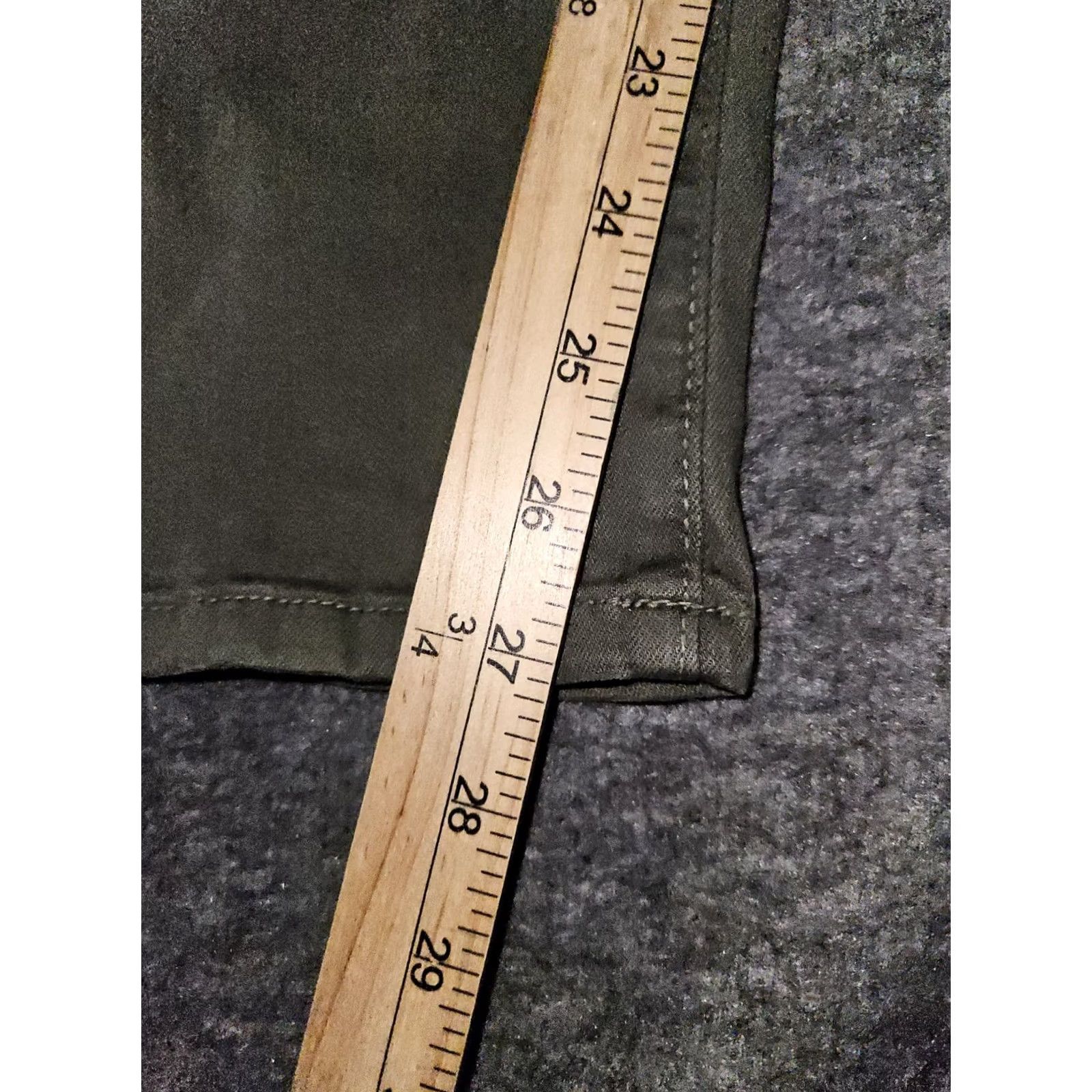 NYDJ NYDJ Jeans Women's 6 Olive Green Mid Rise Ankle NYDJ Alina Convertible Denim Size 28" / US 6 / IT 42 - 6 Thumbnail