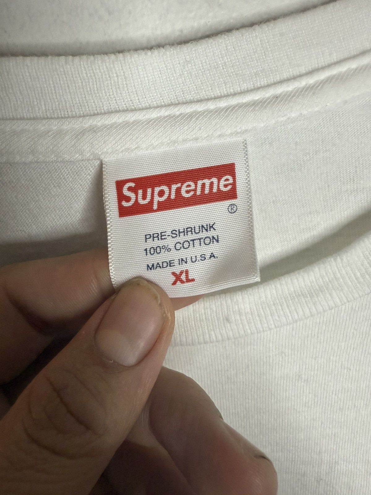 Supreme Supreme 2017 Arabic logo long sleeve men’s large White Size US L / EU 52-54 / 3 - 2 Thumbnail