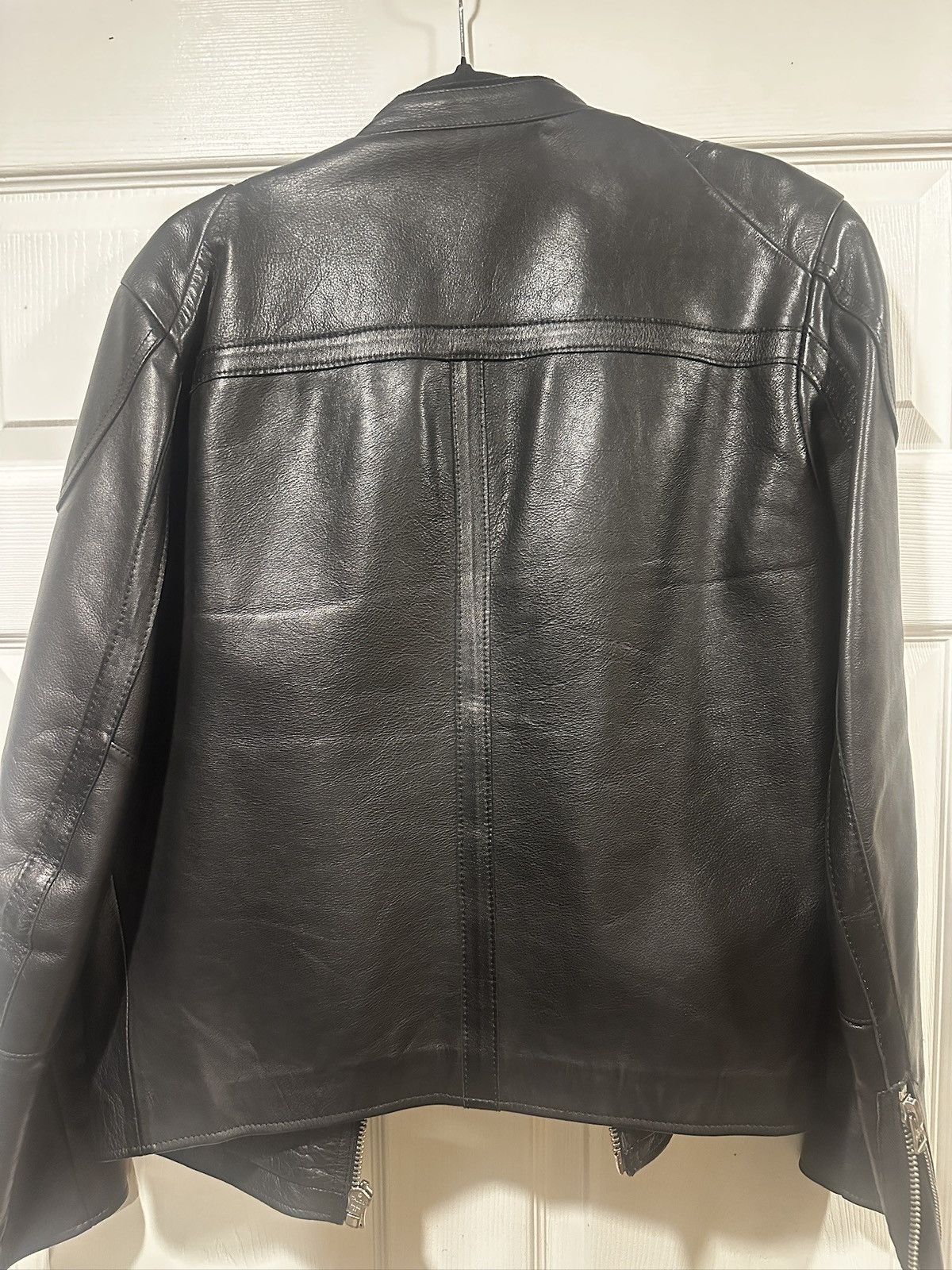 Acne Studios Acne Studios Neil Taped Leather Jacket Black Size Medium 48 Size US M / EU 48-50 / 2 - 14 Thumbnail