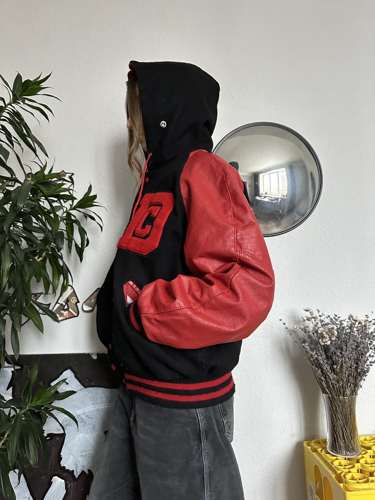 Delong 80s DeLong College Varsity Jacket like Avirex Leather Sleeve Size US S / EU 44-46 / 1 - 8 Thumbnail
