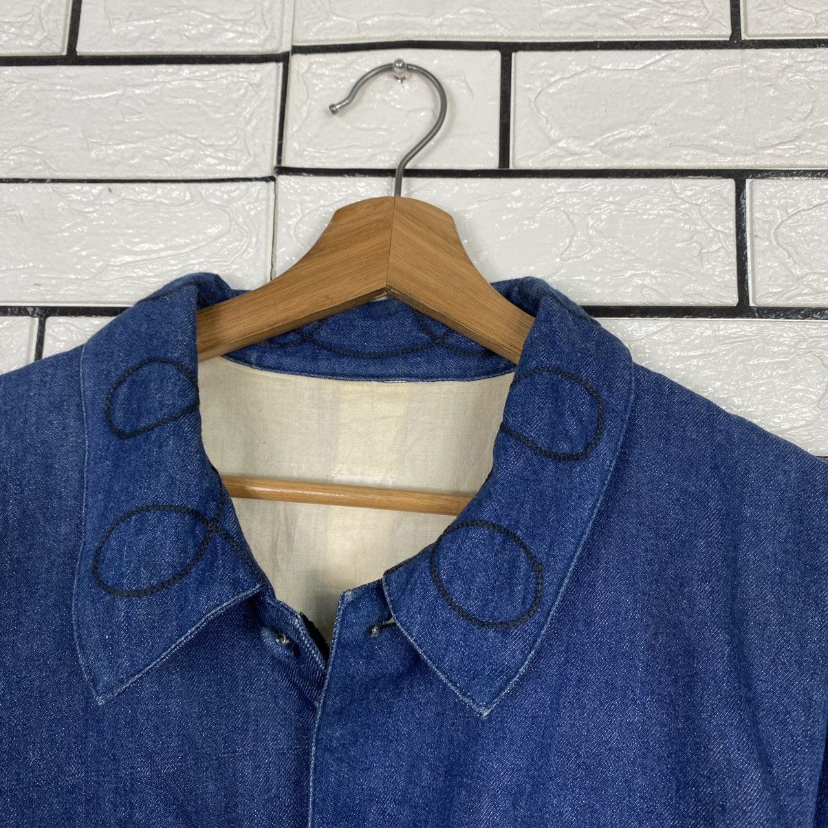 Indigo 🔥HICKORY CHORE DENIM JACKET HIKOOSEN ISSEY MIYAKE Size US M / EU 48-50 / 2 - 15 Thumbnail
