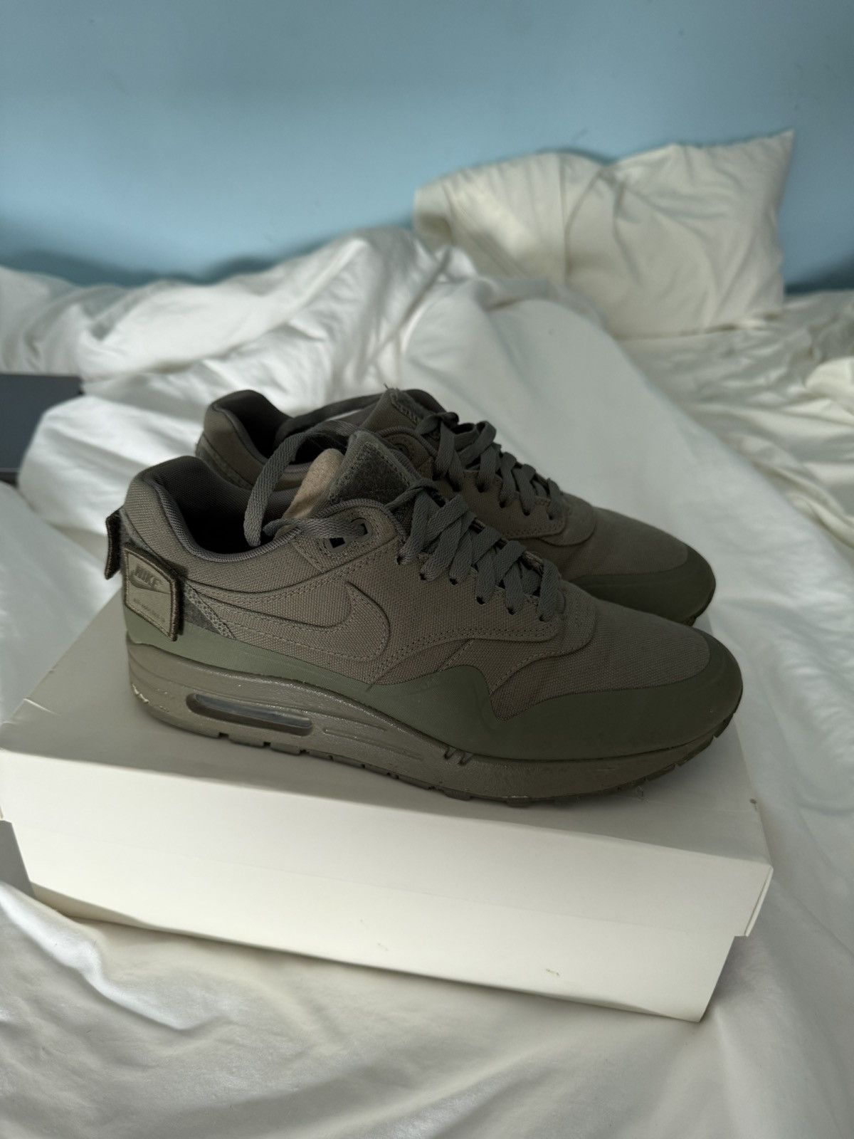 Nike Air Max 1 Patch “Olive” Size US 9 / EU 42 - 1 Thumbnail