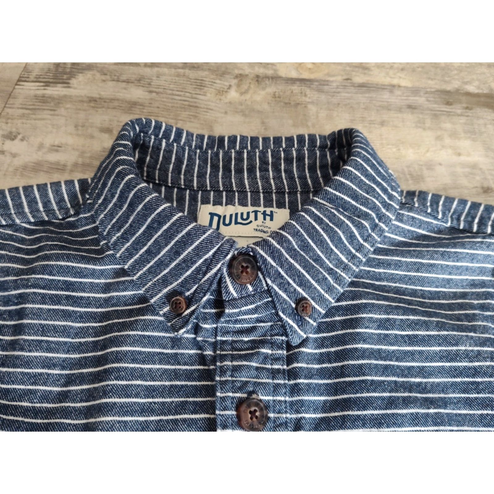 Duluth Trading Company VINTAGE Duluth Trading Co Men’s Flannel Shirt XL Tall Blue Striped Casual Workwear Long Sleeve Size US XL / EU 56 / 4 - 7 Thumbnail