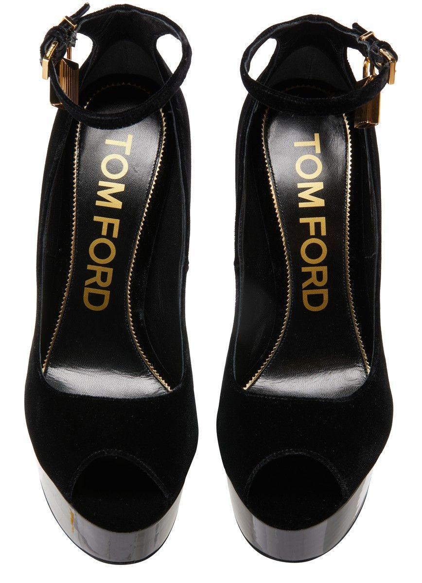 Tom Ford o1loc1c0924 W3112T Platform Pumps in Black Size US 8.5 / IT 38.5 - 5 Thumbnail
