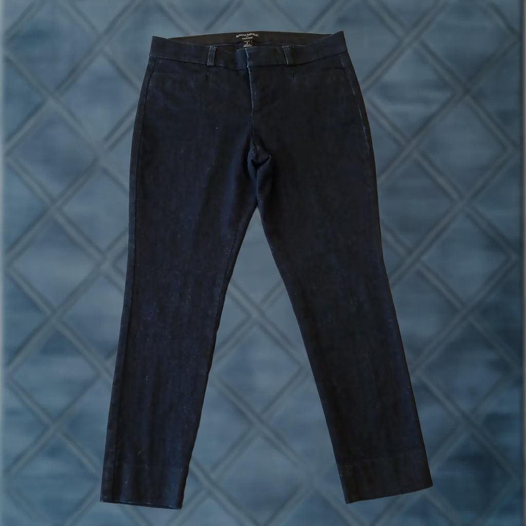 Banana Republic Banana Republic Jeans Cropped Sloan Denim 2P Blue Womens Petite 27W 23.5Inseam Pockets Size 26" / US 2 / IT 38 - 1 Thumbnail
