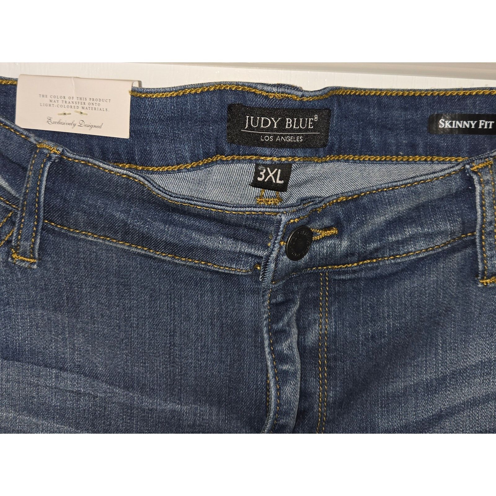 Judy Blue NWT Judy Blue Skinny Fit jeans sz 3XL Size 40" / US 18 - 3 Thumbnail