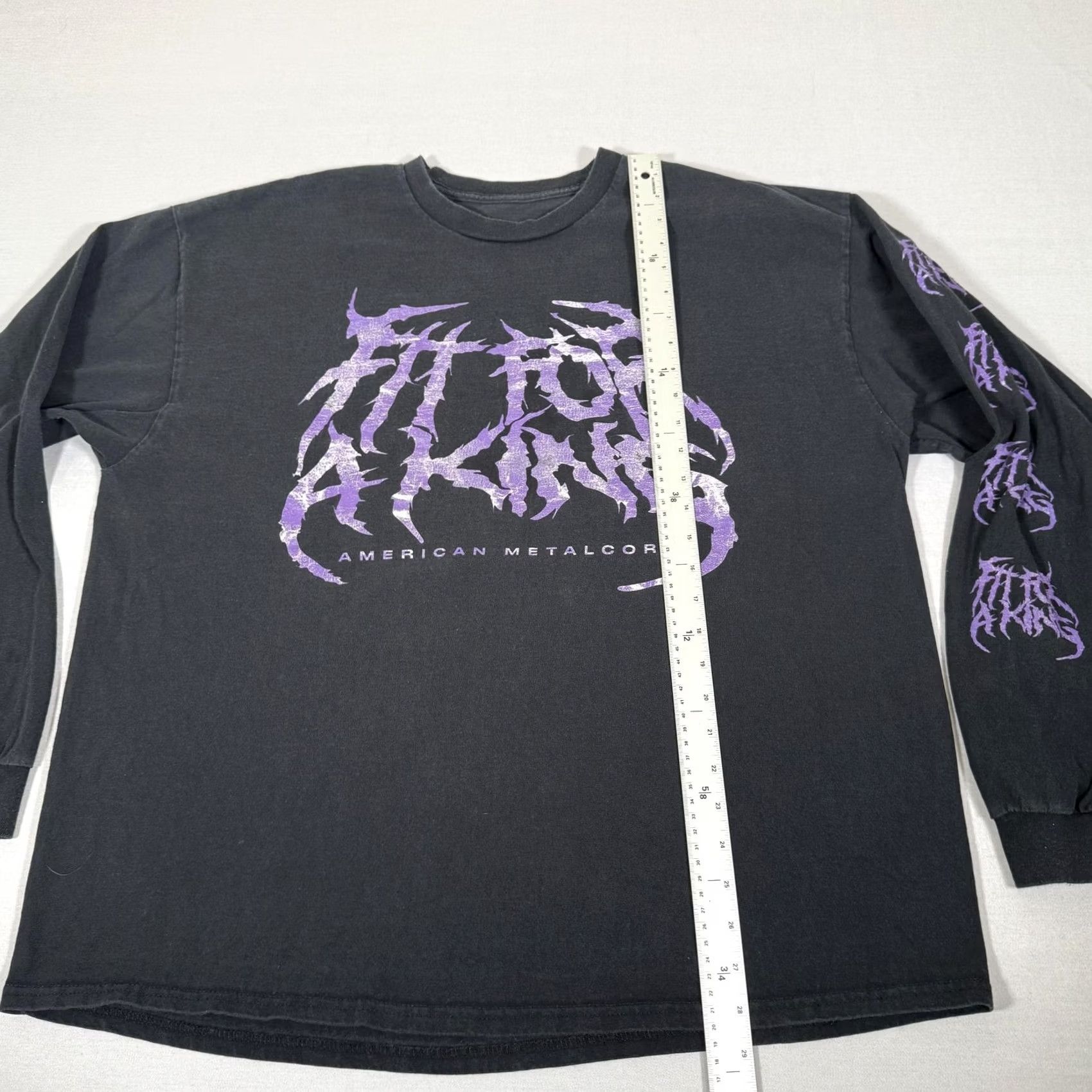 Vintage Fit For A King Shirt Mens XL Black Graphic Print Band Tee Tour Size US XL / EU 56 / 4 - 6 Thumbnail