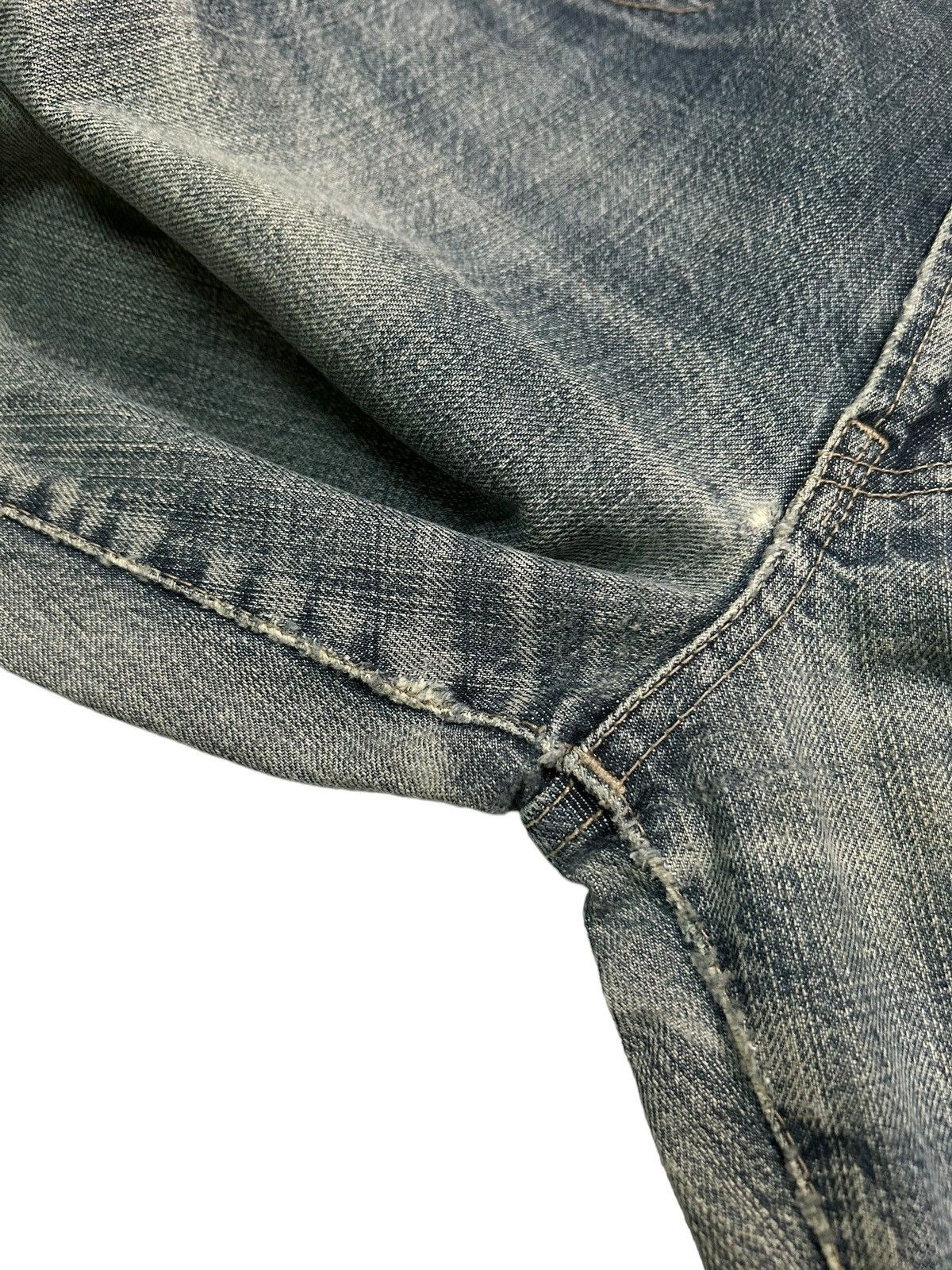 Burberry Vtg BURBERRY LONDON Distressed Denim ☠️ Size US 29 - 6 Thumbnail