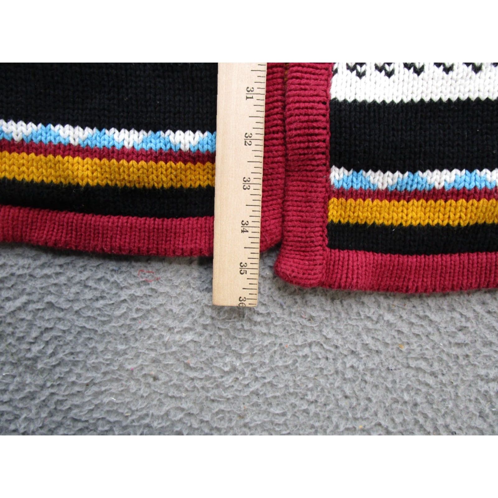 Billabong Billabong Aztec Open Front Cardigan Sweater Multicolor Women's Size L/XL (M/L) Open Front Size L / US 10 / IT 46 - 6 Thumbnail