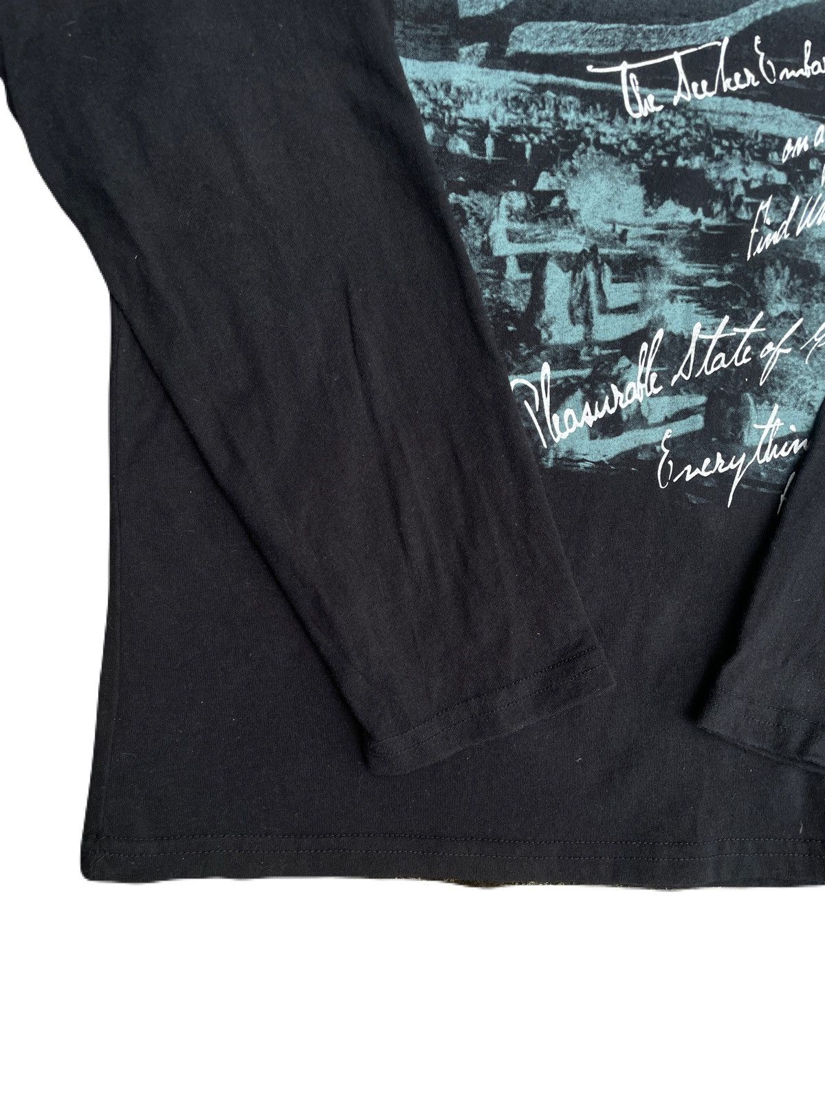 If Six Was Nine 2000s Japanese archive Vkei Poem Long Sleeve Tee Gyaruo Size US S / EU 44-46 / 1 - 6 Thumbnail