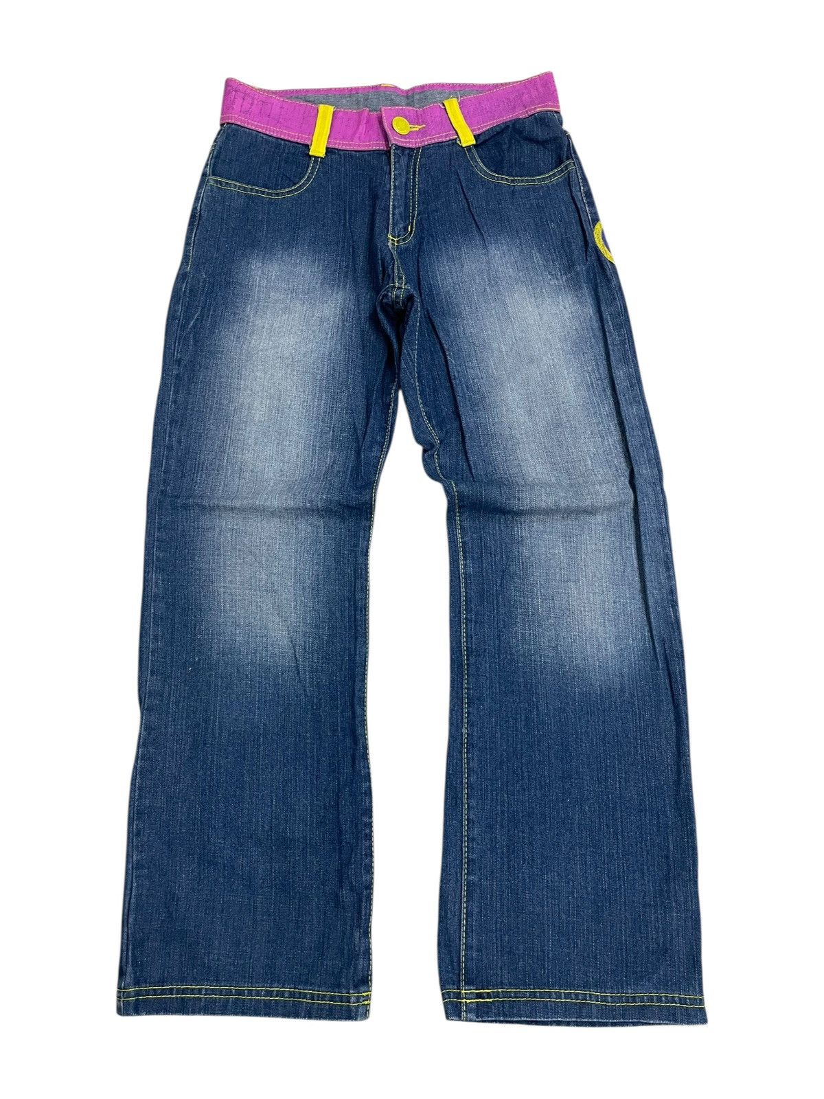 Hysteric Glamour Blue Angel Graffiti Painting Y2K Clone Devgru Style Surf Size US 27 - 2 Thumbnail