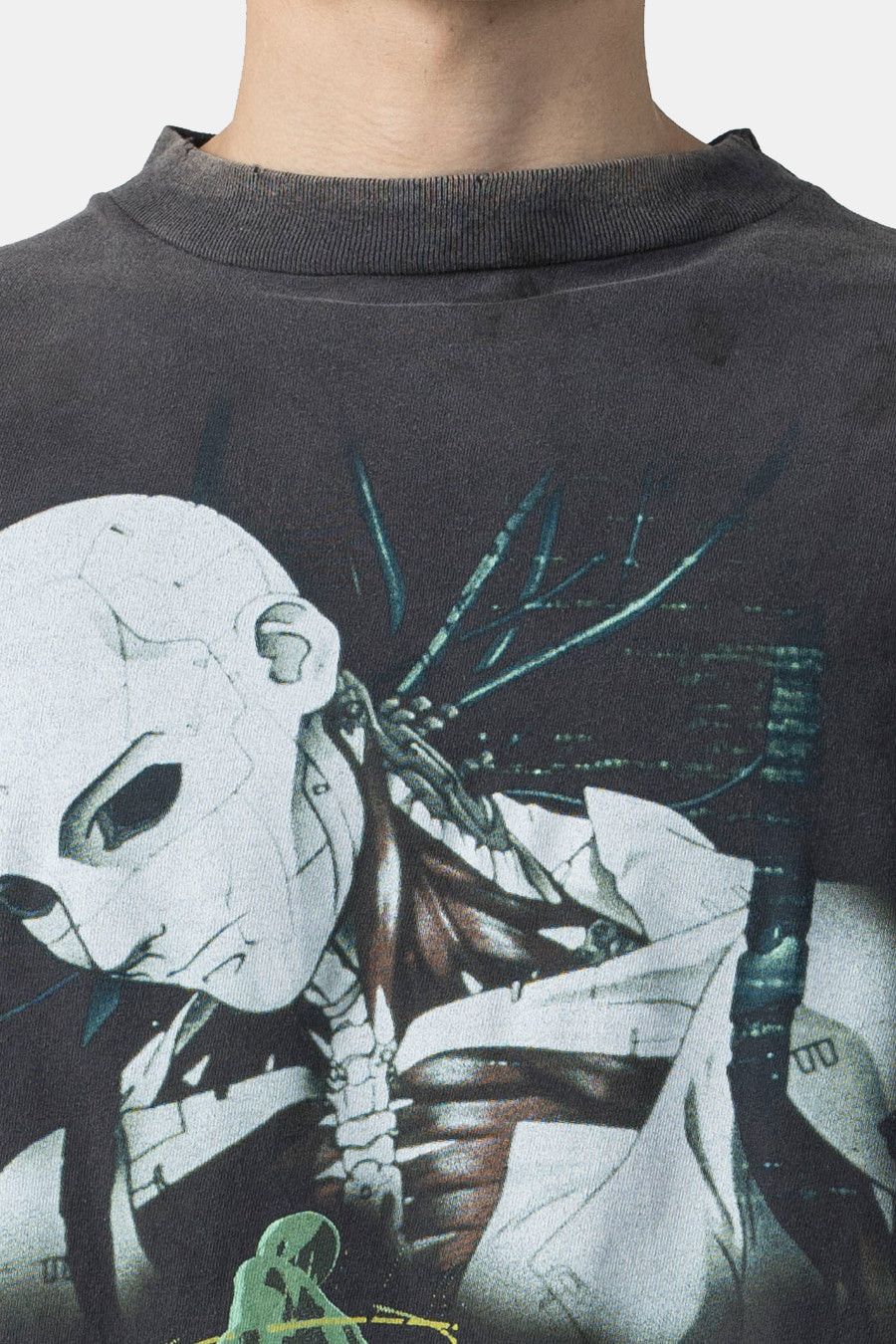 Saint Michael o1h1sh10525 Ghost In The Shell T-Shirt in Black Size US XXL / EU 58 / 5 - 5 Thumbnail