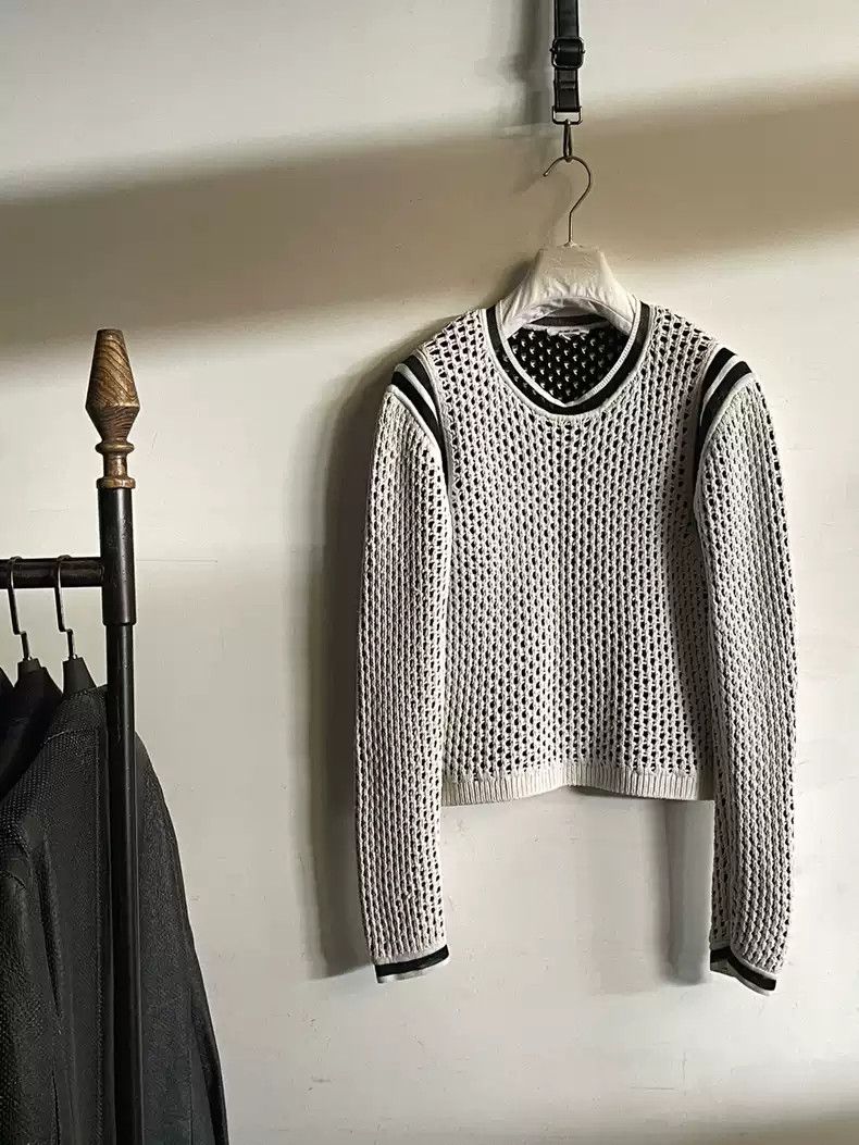 Helmut Lang Waffle knitting sweater sweater