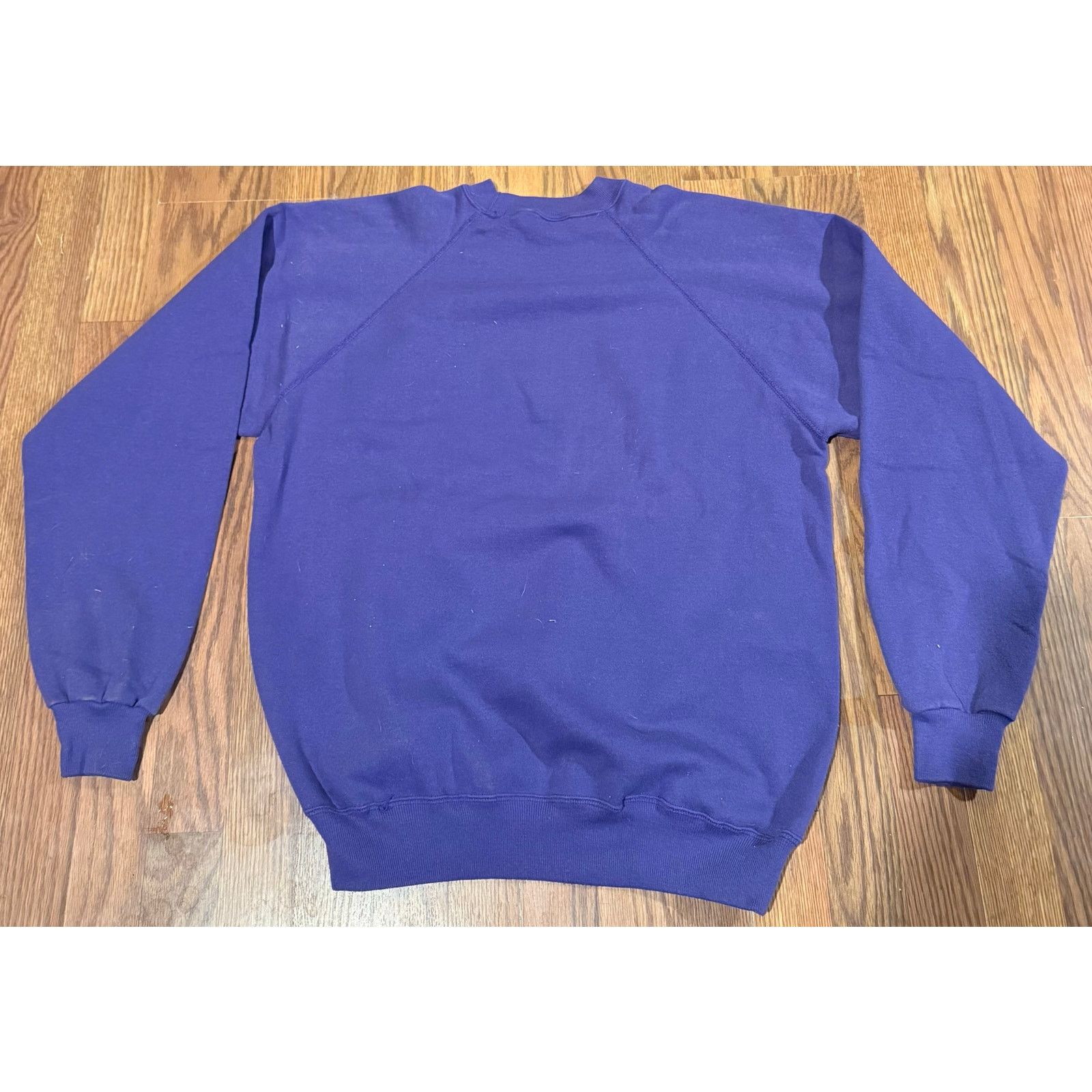Hanes 90s Purple Reiki Kanji Japanese Crew Size XL Size US XL / EU 56 / 4 - 3 Thumbnail