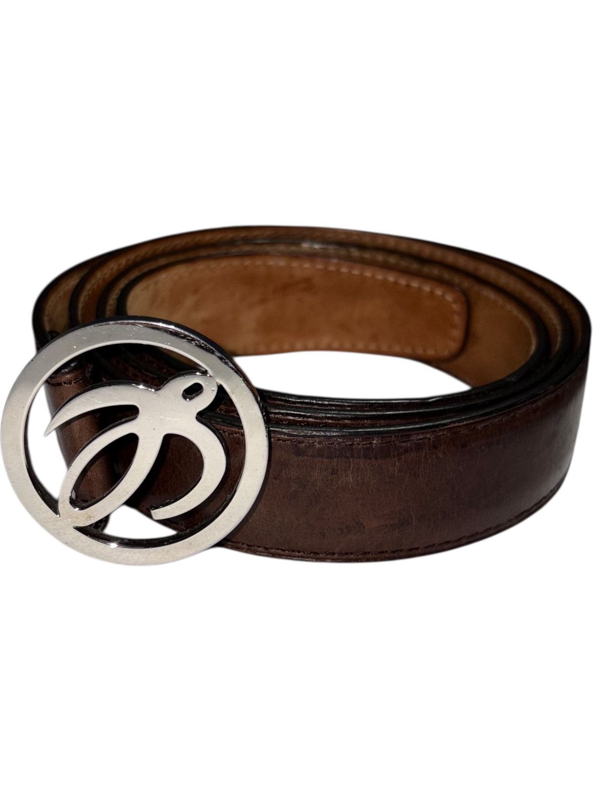 Loewe 34-36-38 Loewe Leather Belt logo buckle archive vintage y2k Size 36 - 1 Thumbnail