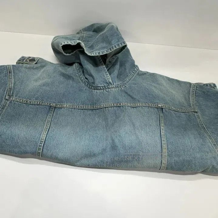 Balenciaga Balenciaga Blue Denim Hooded Jacket for Men. Size US M / EU 48-50 / 2 - 2 Thumbnail