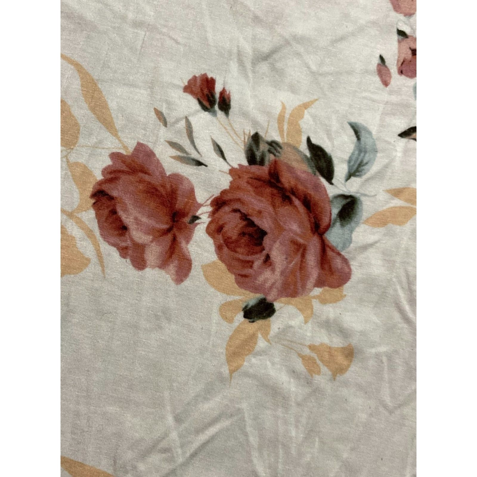 Vintage Vanilla Bay Dress Women's Medium A-Line Knee Length Pink Floral Sleeveless Pockets Casual Vintage No Size M / US 6-8 / IT 42-44 - 3 Thumbnail