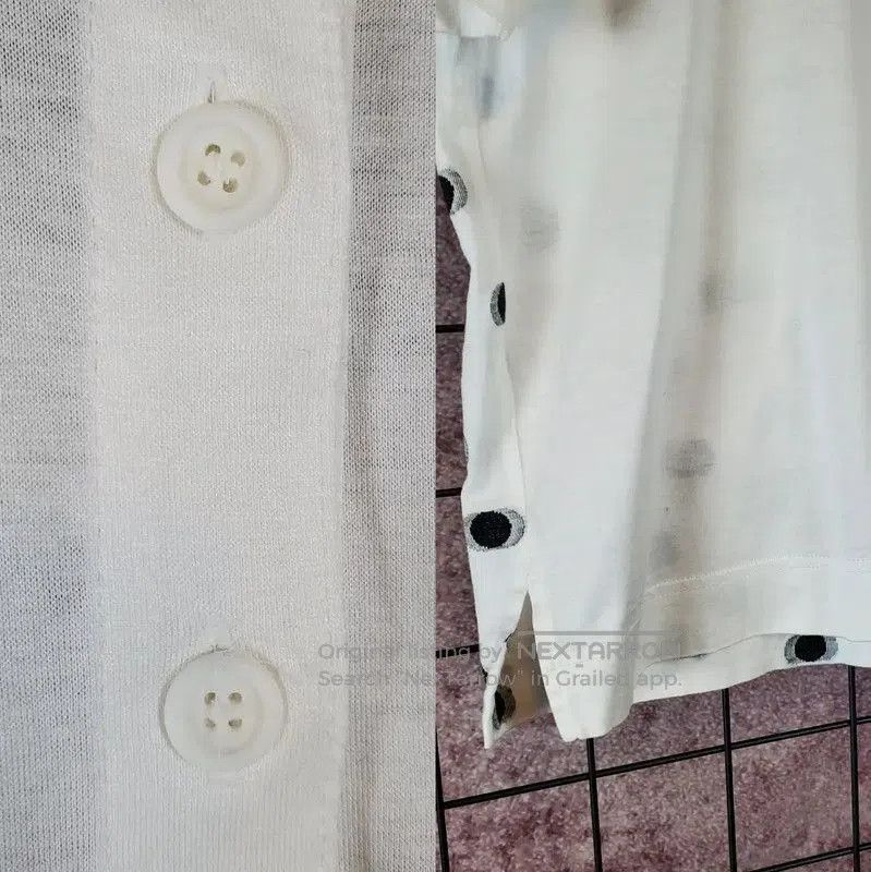 Dior Dior Men's White Summer Cotton Polka Dot Top . Size US M / EU 48-50 / 2 - 7 Thumbnail