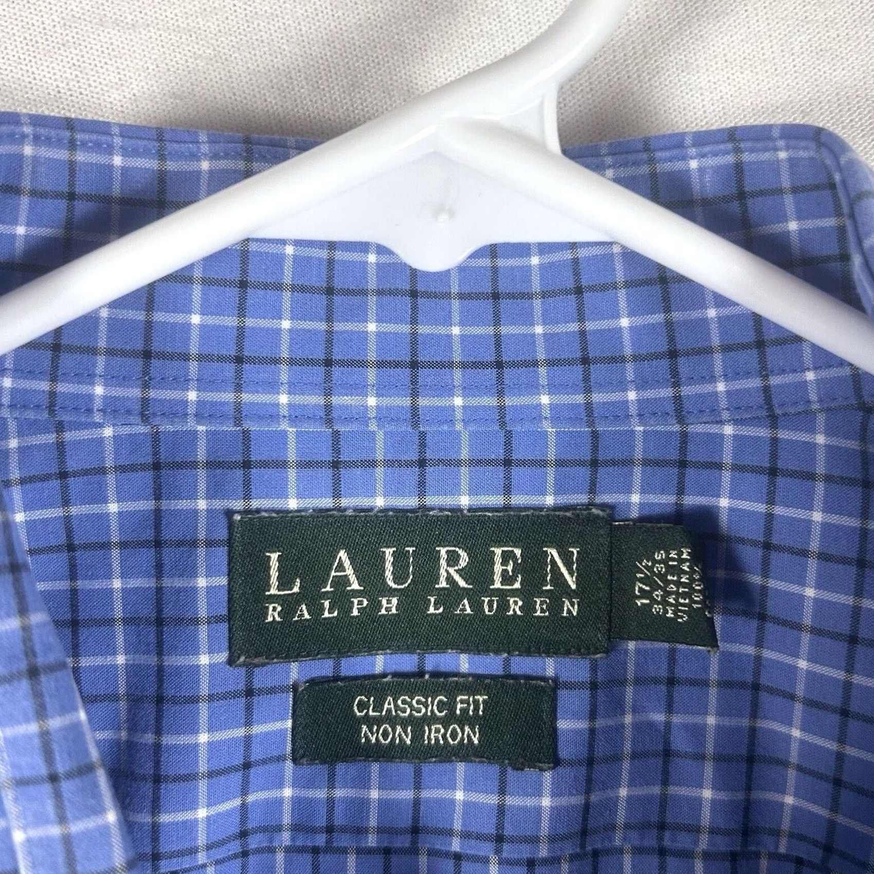 Polo Ralph Lauren Polo Ralph Lauren Button-Up Shirt Mens 17.5 34/35 Classic Fit Blue Long Sleeve Polo Ralph Lauren Performance Shirt Mens 17.5 34/35 Blue Button-Up Size US XXL / EU 58 / 5 - 3 Thumbnail