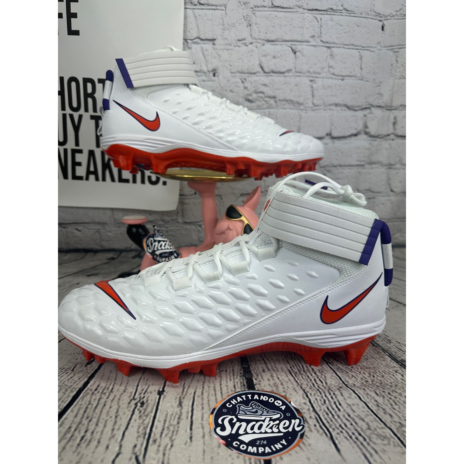 Nike Force Savage Pro 2 Cleats Mens 13.5 Clemson Tigers