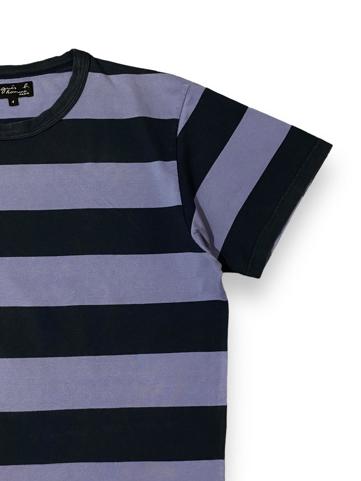 Designer × agnes b. Designer Agnes B Homme Paris Stripes Tee Size US M / EU 48-50 / 2 - 4 Thumbnail