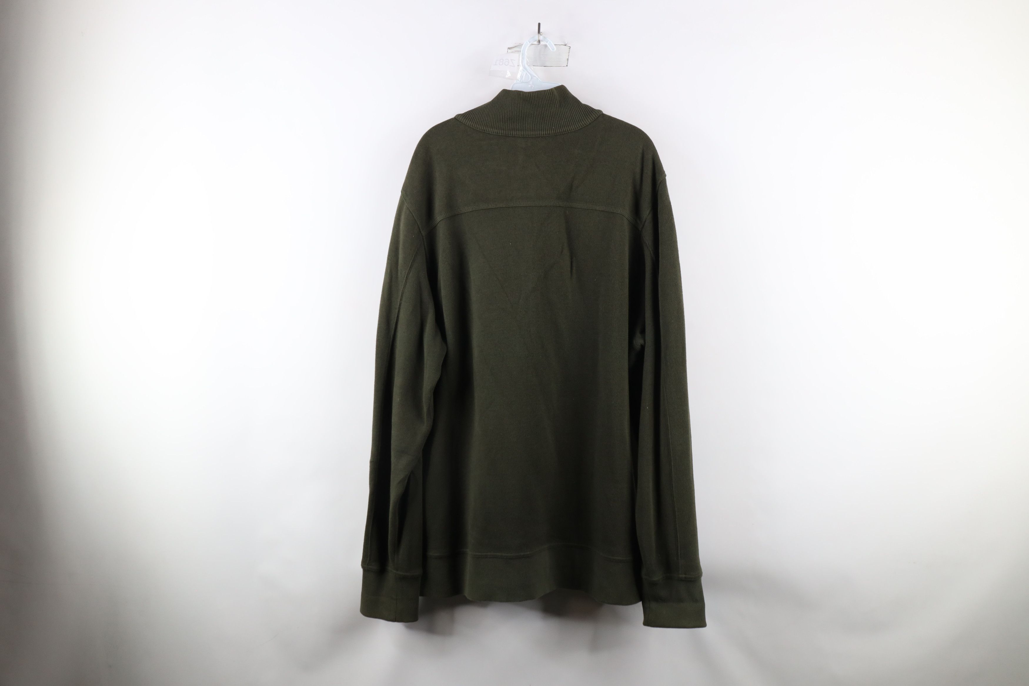 Eddie Bauer × Vintage Vintage Eddie Bauer Ribbed Knit Half Zip Pullover Sweater Size US XL / EU 56 / 4 - 12 Thumbnail