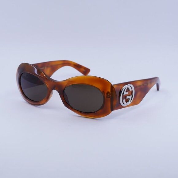 Gucci 🕶️ New Gucci GG1696S 002 Havana Sunglasses Size ONE SIZE - 5 Thumbnail