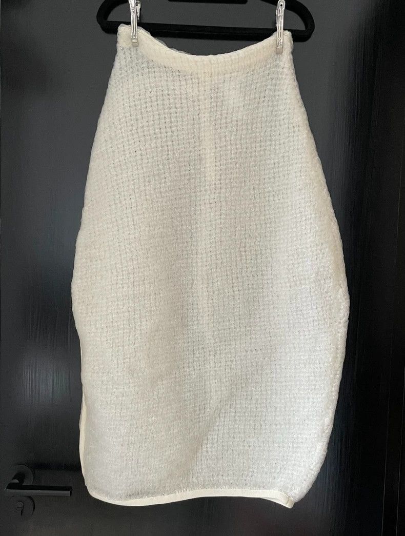 Jil Sander Jil Sander White Knitted Sleeveless Top, Tank Top, Half Sk Size 42" / US 20 - 6 Thumbnail