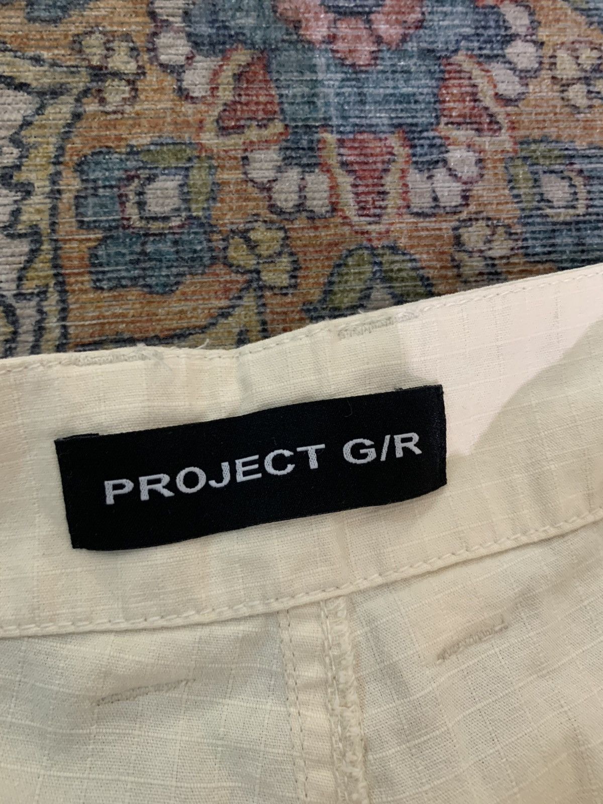 ★送料・関税込★Project G/R★3 Layerd Cargo Pants White★ PROJECT GR 3 LAYERD CARGO PANTS - WHITE CAMO