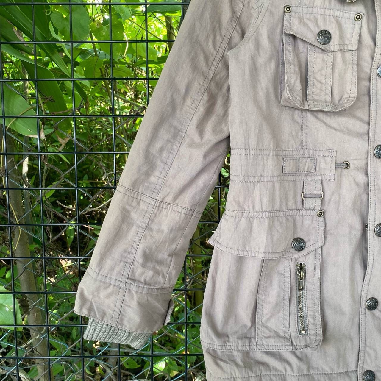 Japanese Brand × Vintage Vintage quoi?quoi? Multi Pocket Cargo Jacket Size M / US 6-8 / IT 42-44 - 4 Thumbnail