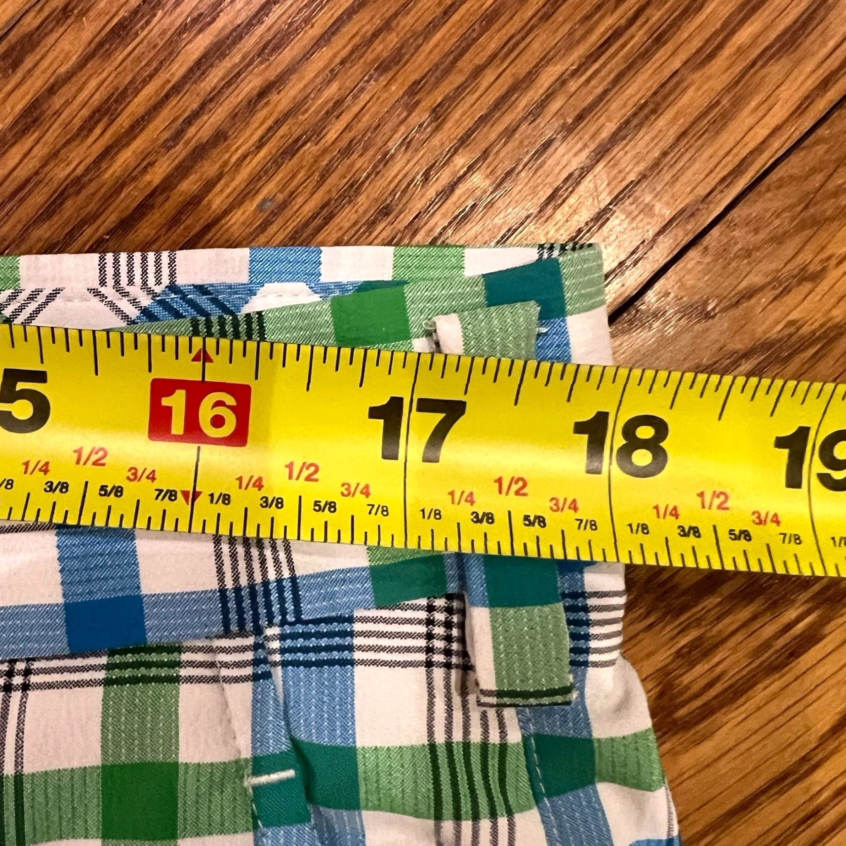 Nike Nike Golf Shorts Dri-Fit Bermuda Mens 36 Green Plaid Gingham Casual Outdoor Preppy 11in Inseam Mens Size US 36 / EU 52 - 4 Thumbnail