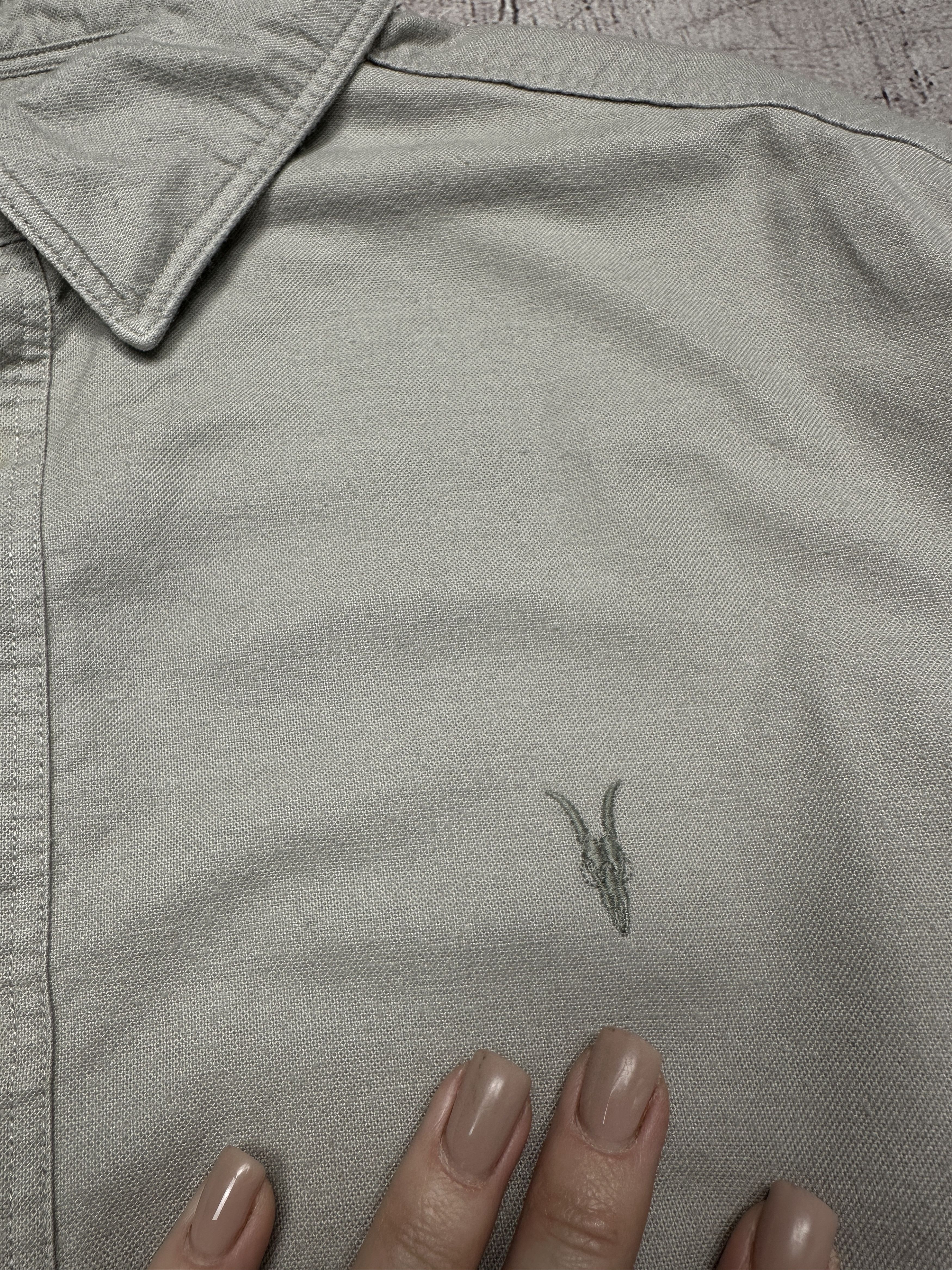 Allsaints Allsaints Vintage Mens Hungtingdon Long Sleeve Shirt Size US S / EU 44-46 / 1 - 3 Thumbnail